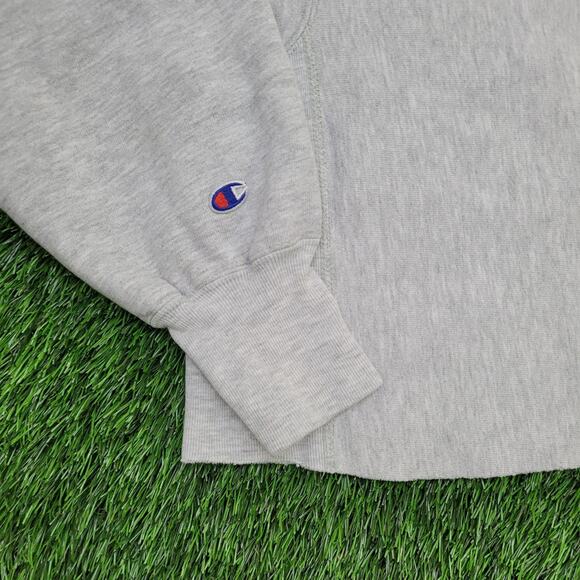 Vintage 1990 Cape-May Rower Crew Champion Cropped Sweatshirt Womens L 21x18 - Picture 5 of 15